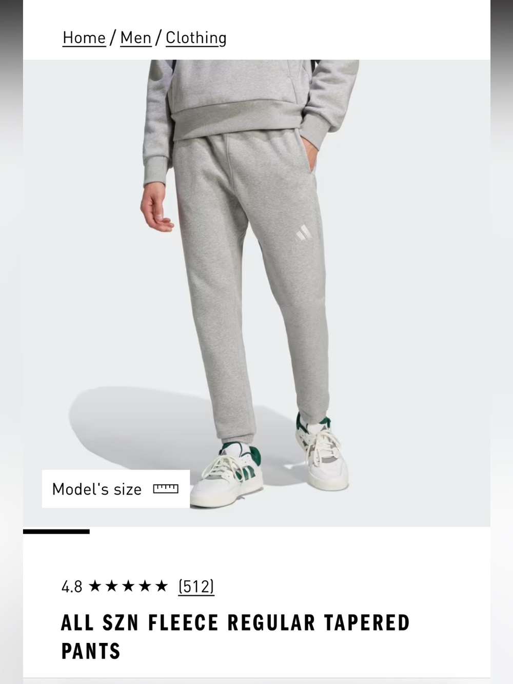 NWT Adidas Men’s All SZN Fleece Pants